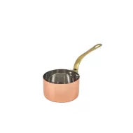 GenWare Mini Copper Round Sauce Pan 7.8x4.5cm 20cl 7oz - pack size 6