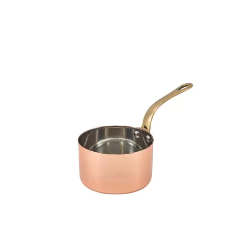 GenWare Mini Copper Round Sauce Pan 9x5.25cm 35cl 12oz - pack size 6