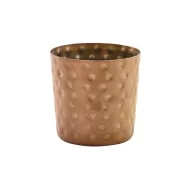 GenWare Copper Vintage Steel Round Hammered Serving Cup 8.5cm 40cl 14oz - pack size 12