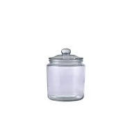 GenWare Glass Round Biscotti Jar 12x15.6cm 90cl - pack size 12