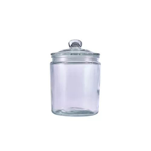 GenWare Glass Round Biscotti Jar 13.5x22cm 1.8ltr - pack size 6