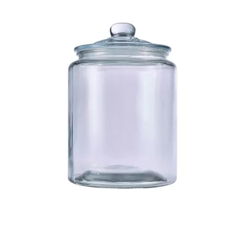 GenWare Glass Round Biscotti Jar 20x30cm 6ltr - pack size 4