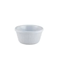 GenWare White Melamine Round Fluted Ramekin 3oz - pack size 24
