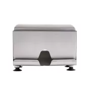 Tablecraft Two-Sided Stainless Steel Straw Dispenser - pack size 1