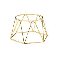 Utopia Gold Plated Stainless Steel Plate Riser - 19cm X 15.5cm - pack size 6