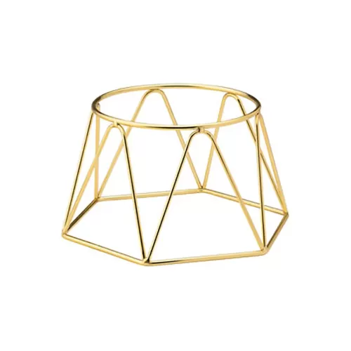 Utopia Gold Plated Stainless Steel Plate Riser 16.5cm X 13cm - pack size 6