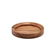 Genware Acacia Wood Serving Board 17cm - pack size 1