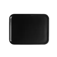 Cambro Capri Black Melamine Rectangular Laminated Tray 43x33cm - pack size 24