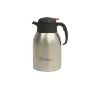 Genware Coffee Inscribed Stainless Steel Vacuum Jug 2.0 Litre - pack size 1