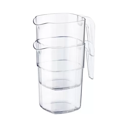 Araven Clear Polycarbonate Stackable Pitcher (Jug) 1.8ltr 61oz - pack size 1