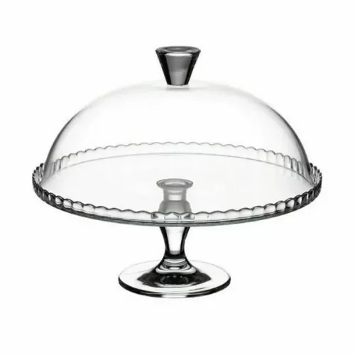Utopia Patisserie Upturn Footed Plate And Dome 32cm - pack size 1