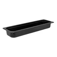 Mirage Melamine Black 2/4 Gastronorm 65mm Deep - pack size 1