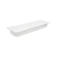 Mirage Melamine White 2/4 Gastronorm 65mm Deep - pack size 1