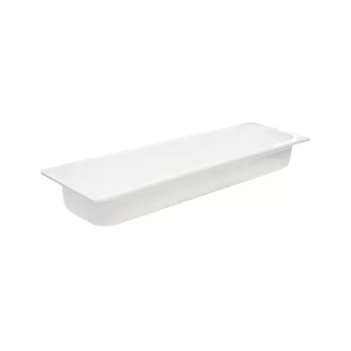 Mirage Melamine White 2/4 Gastronorm 65mm Deep - pack size 1