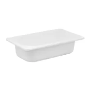 Mirage Melamine White 1/4 Gastronorm 65mm Deep - pack size 1
