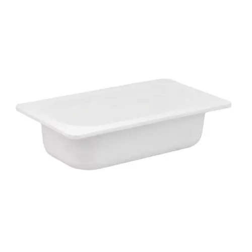Mirage Melamine White 1/4 Gastronorm 65mm Deep - pack size 1