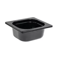 Mirage Melamine Black 1/6 Gastronorm 65mm Deep - pack size 1