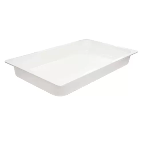 Mirage Melamine White 1/1 Gastronorm 100mm Deep - pack size 1