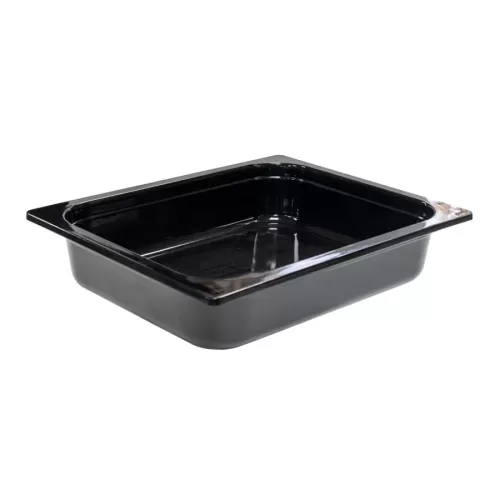 Mirage Melamine Black 1/2 Gastronorm 100mm Deep - pack size 1