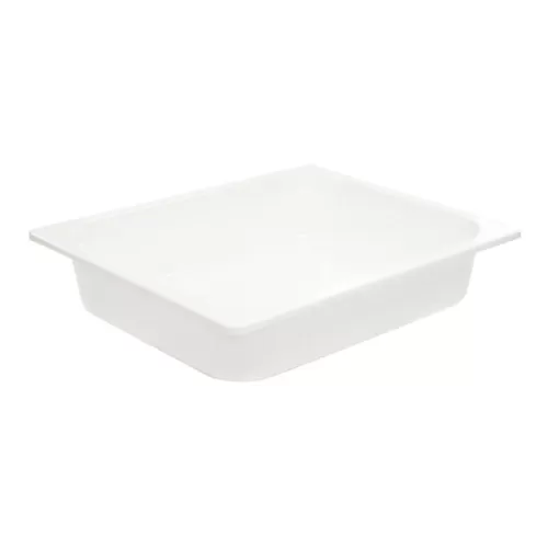 Mirage Melamine White 1/2 Gastronorm 100mm Deep - pack size 1