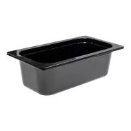 Mirage Melamine Black 1/3 Gastronorm 100mm Deep - pack size 1