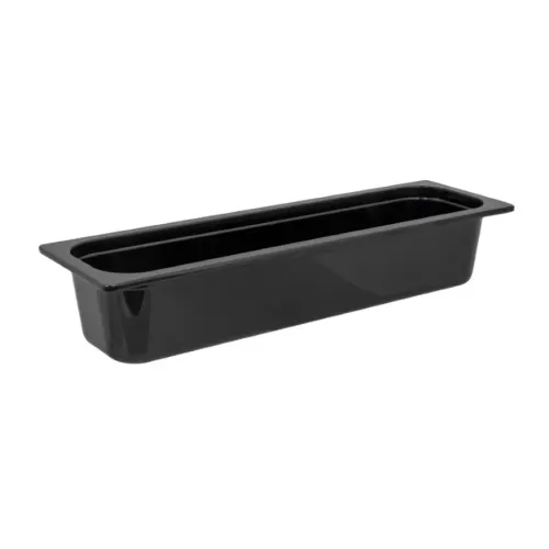 Mirage Melamine Black 2/4 Gastronorm 100mm Deep - pack size 1