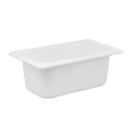 Mirage Melamine White 1/4 Gastronorm 100mm Deep - pack size 1