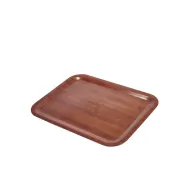 GenWare Darkwood Mahogany Rectangular Tray 36x28cm - pack size 1