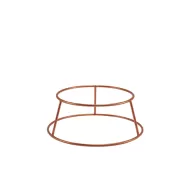 Genware Copper Anti-Slip Round Buffet Riser 10cm - pack size 1