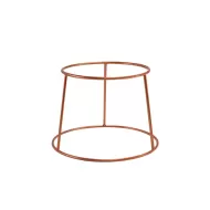 Genware Copper Anti-Slip Round Buffet Riser 18cm - pack size 1