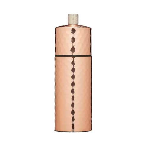MasterClass Stainless Steel Hammered Copper Salt Mill 13cm - pack size 1
