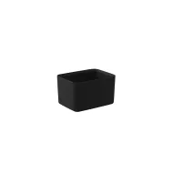 Dalebrook Kata Black Melamine Rectangular Crock 130x175x100mm 1.5 Litre - pack size 1