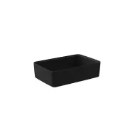 Dalebrook Kata Black Melamine Rectangular Crock 175x260x70mm 1.95 Litre - pack size 1