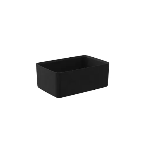 Dalebrook Kata Black Melamine Rectangular Crock 175x260x100mm 3.2 Litre - pack size 1