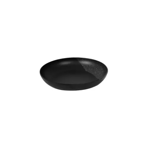 Dalebrook SO.HO Black Melamine Round Low Bowl 280x52mm 2.1 Litre - pack size 1