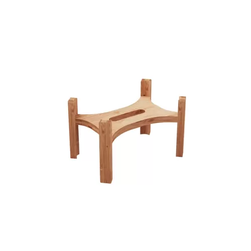 Dalebrook Nimble Bamboo Rectangular Display Stand 285x205x180mm - pack size 1