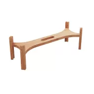 Dalebrook Nimble Bamboo Rectangular Display Stand 545x200x180mm - pack size 1