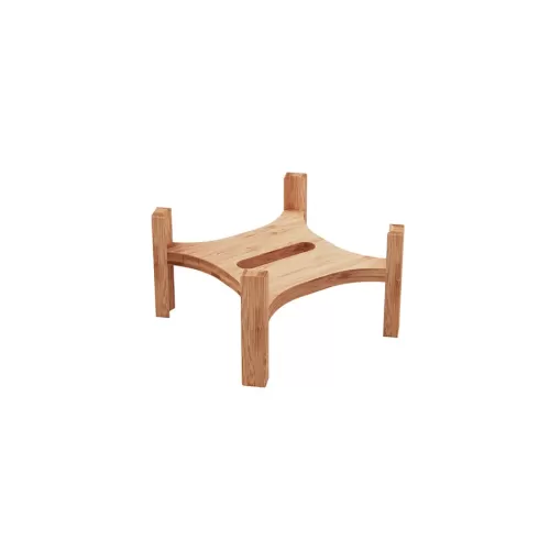 Dalebrook Nimble Bamboo Square Display Stand 245x245x150mm - pack size 1