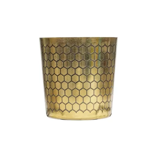 Midas Gold Honeycomb Stainless Steel Round Serving Cup 13.75oz - pack size 1