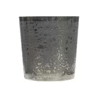 Midas Black Acid Etched Angled Stainless Steel Round Serving Cup 13.75oz - pack size 1