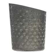 Midas Black Hammered Angled Stainless Steel Round Serving Cup 13.75oz - pack size 1