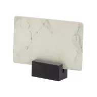 Midas Black Stainless Steel Menu/Card Holder 4x2x2cm - pack size 1