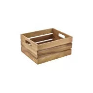 GenWare Acacia Wood Box Riser Gastronorm 1/1 32.5 X 26.5 X 15.3cm - pack size 1