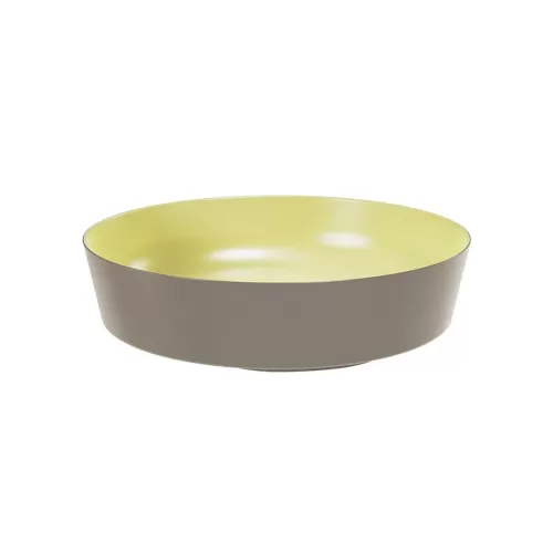 Dalebrook Mayfair Yellow Melamine Large Round Bowl 27.1x6.3cm 2.4 Litre - pack size 1