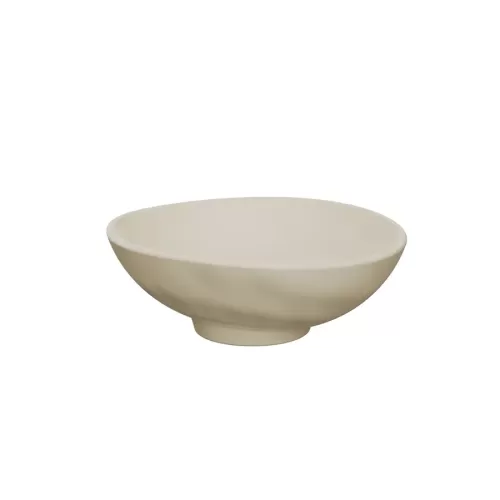 Dalebrook Pigment Parchment Oval Melamine Dish 17x14x6cm 380ml - pack size 1