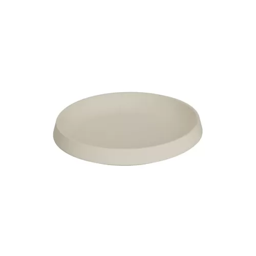 Dalebrook Trafalgar Parchment Melamine Small Shallow Round Bowl 24.5x22.5x3.4cm - pack size 1