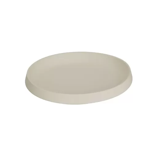 Dalebrook Trafalgar Parchment Melamine Large Shallow Round Bowl 31.8x29.6x4.4cm - pack size 1