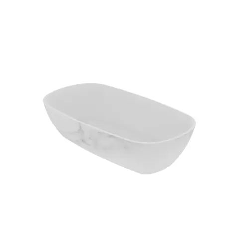 Dalebrook White Carrara Melamine 1/3 Gastronorm Crock 17.6x32.5x8cm 2 Litre - pack size 1