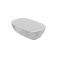 Dalebrook White Urban Melamine 1/4 Gastronorm Rectangular Crock 26.5x16.2x8cm 1.5 Litre - pack size 1