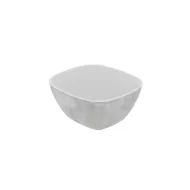 Dalebrook White Urban Melamine 1/6 Gastronorm Rectangular Crock 17.6x16.2x8cm 1 Litre - pack size 1